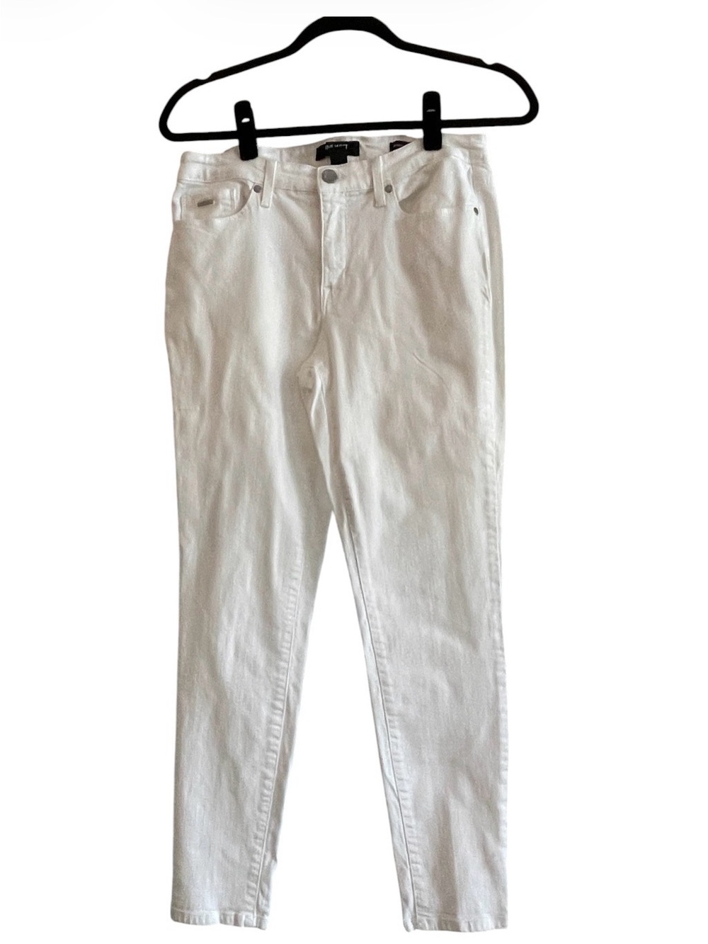 Nine West - White High-Rise Slim Jeans - Women's